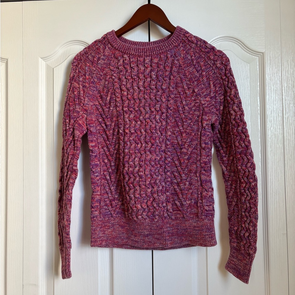 GAP Women's Multicolor Cable Knit Sweater